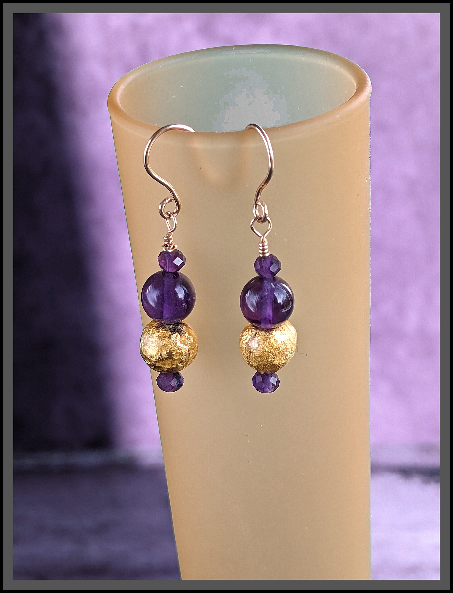 Amethyst Glow Earrings