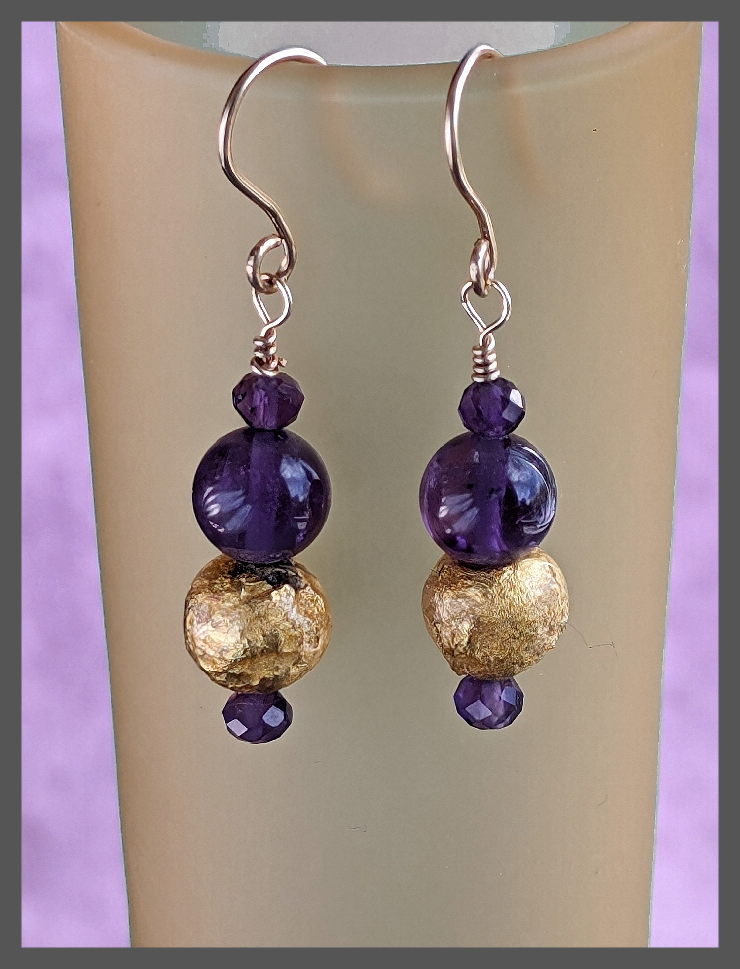 Amethyst Glow Earrings