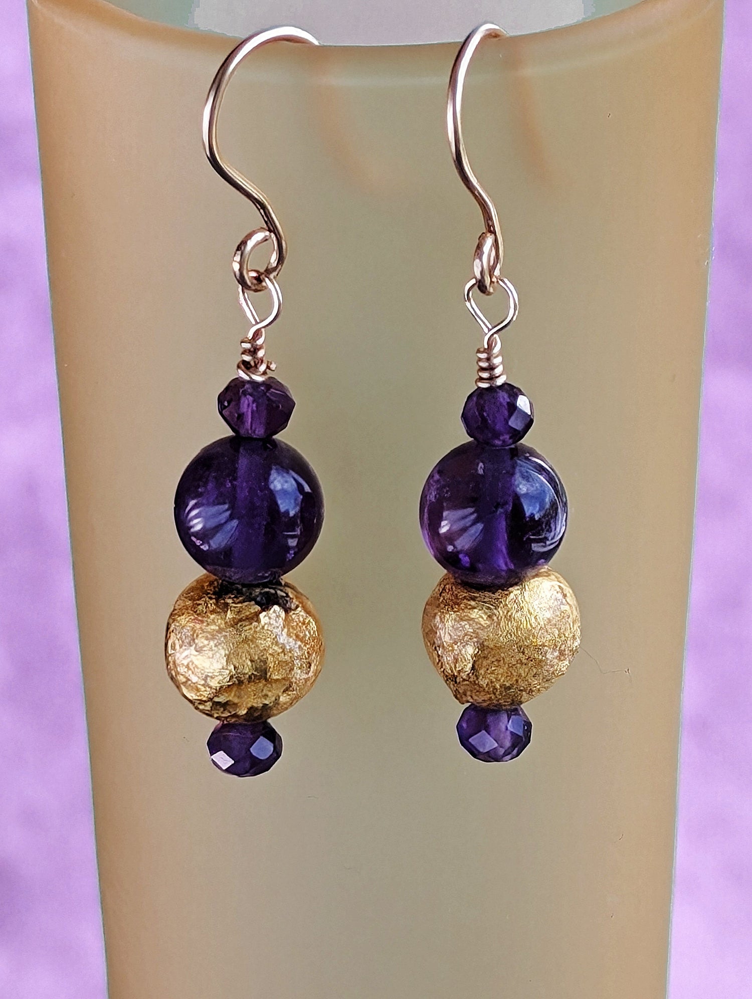 Amethyst Glow Earrings