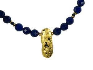 Luxurious Lapis and Gold Necklace - SOLD