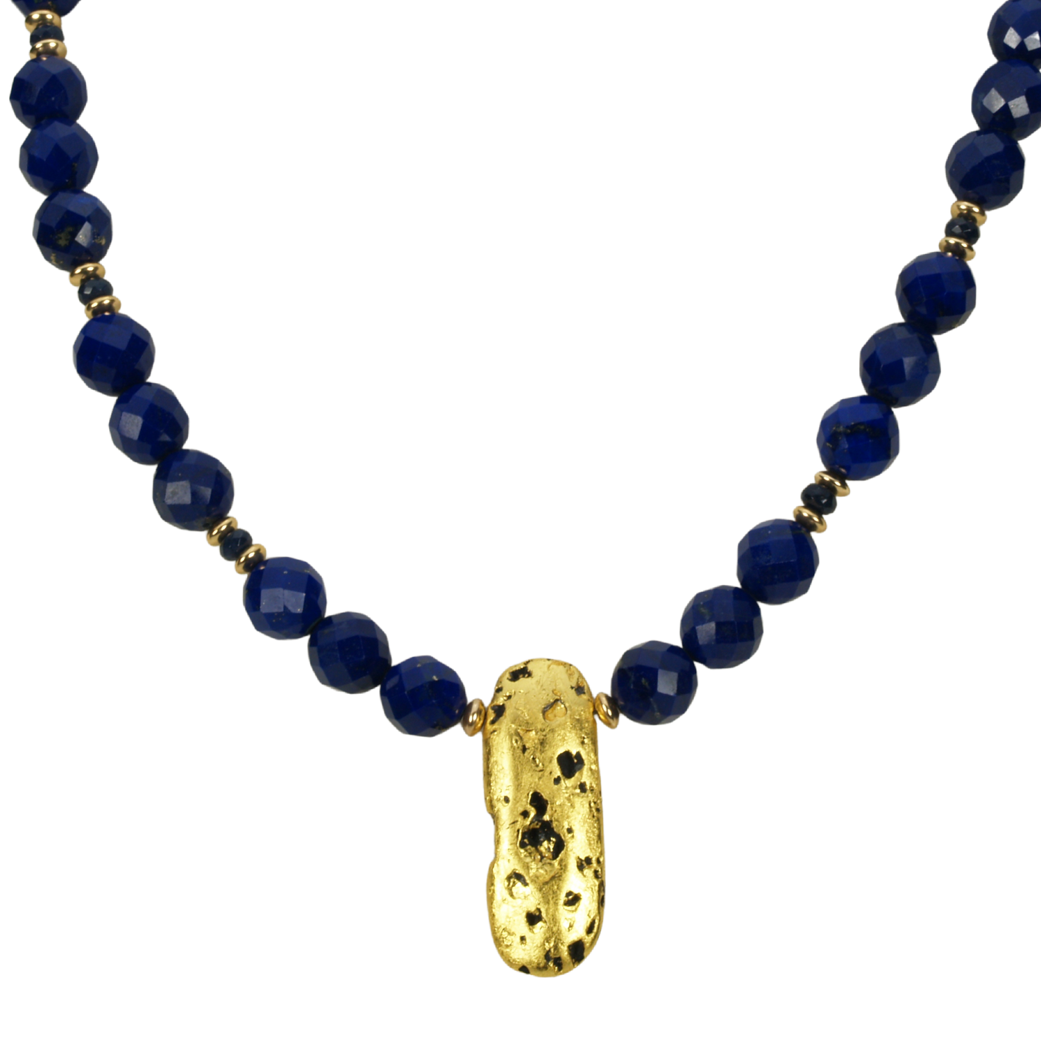 Luxurious Lapis and Gold Necklace - SOLD