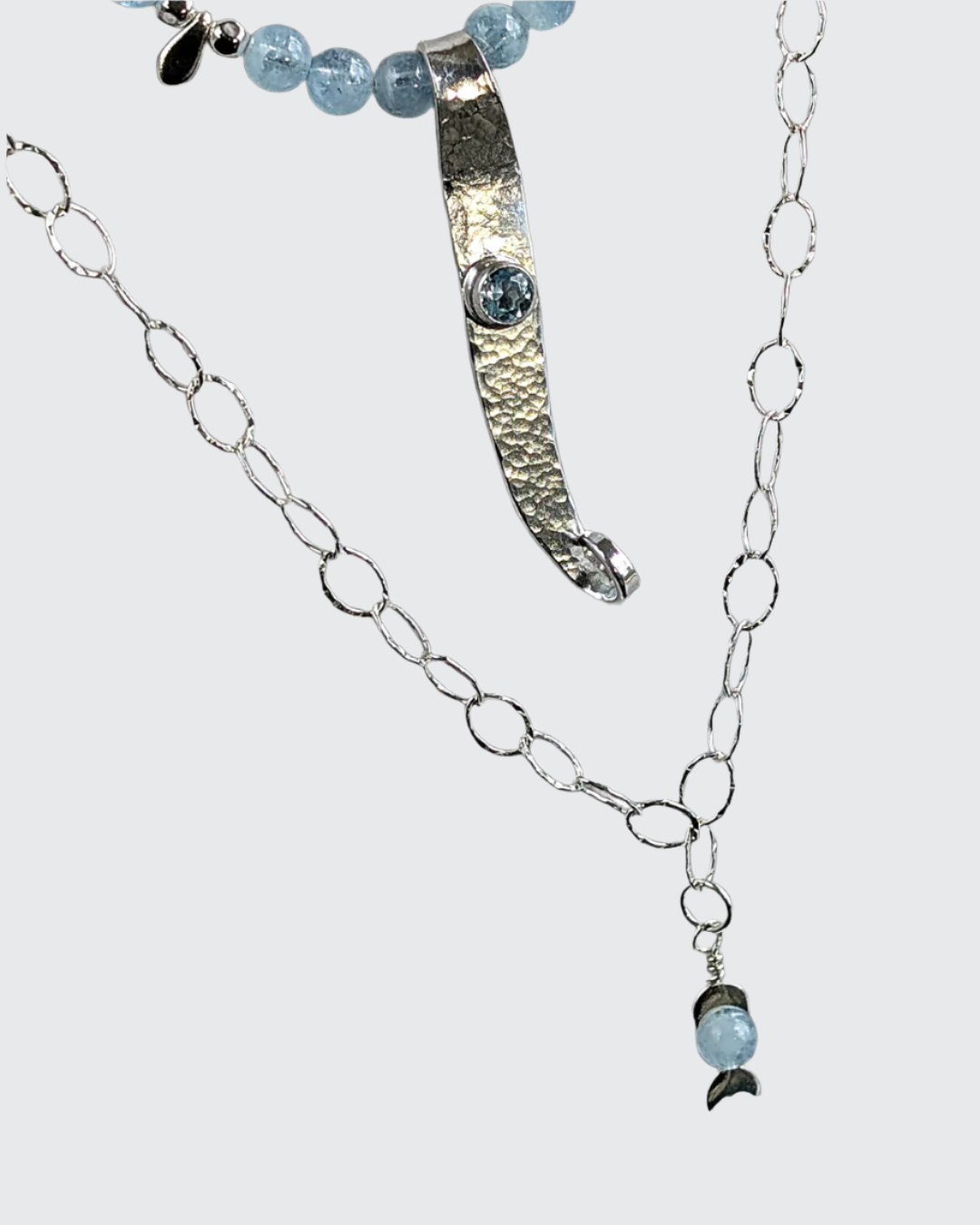 "Pisces" Aquamarine Necklace