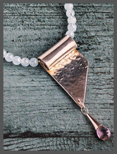 Load image into Gallery viewer, Waterfall - Aquamarine, Ametrine, and Sterling Silver Necklace