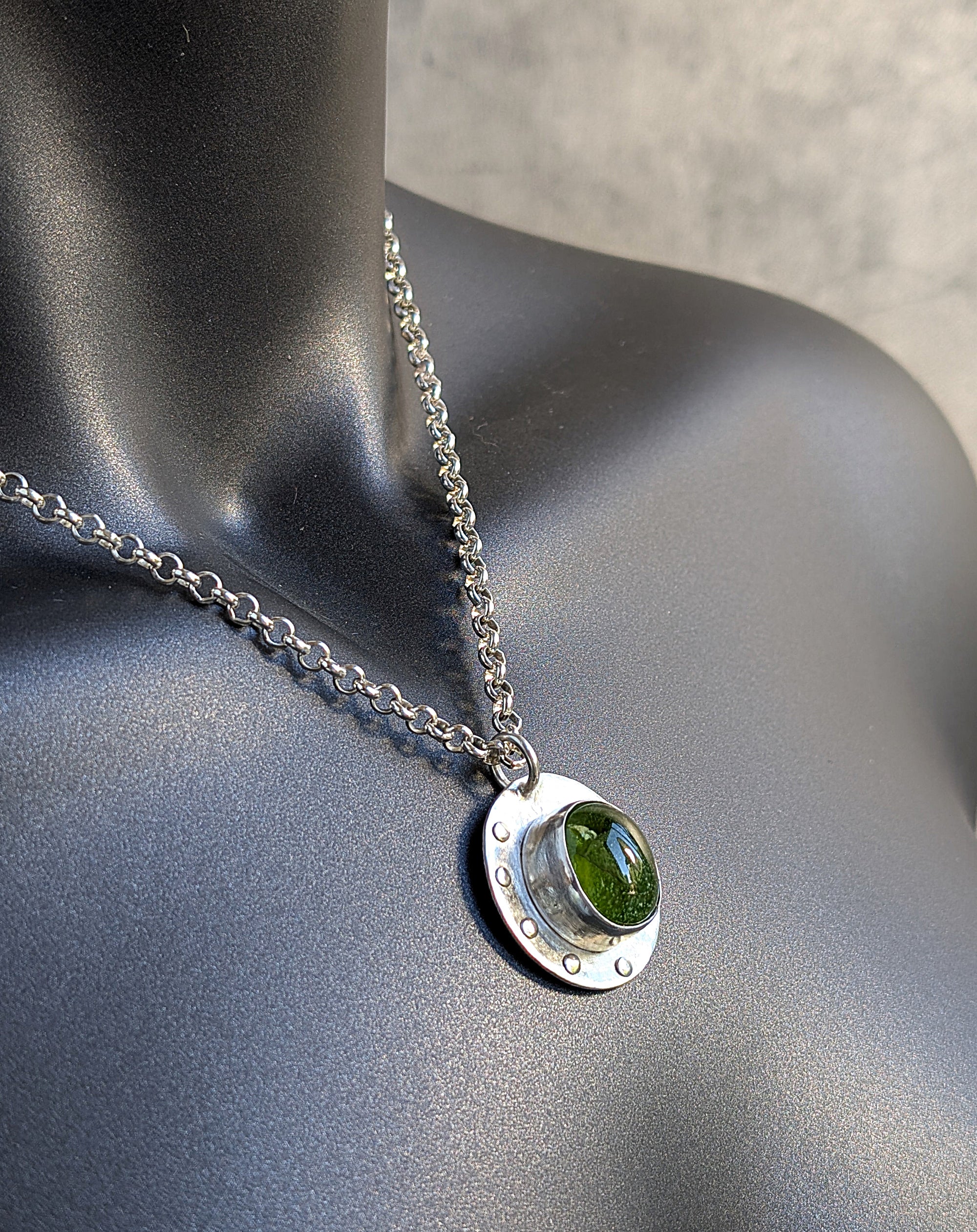 Cosmic Peridot Necklace