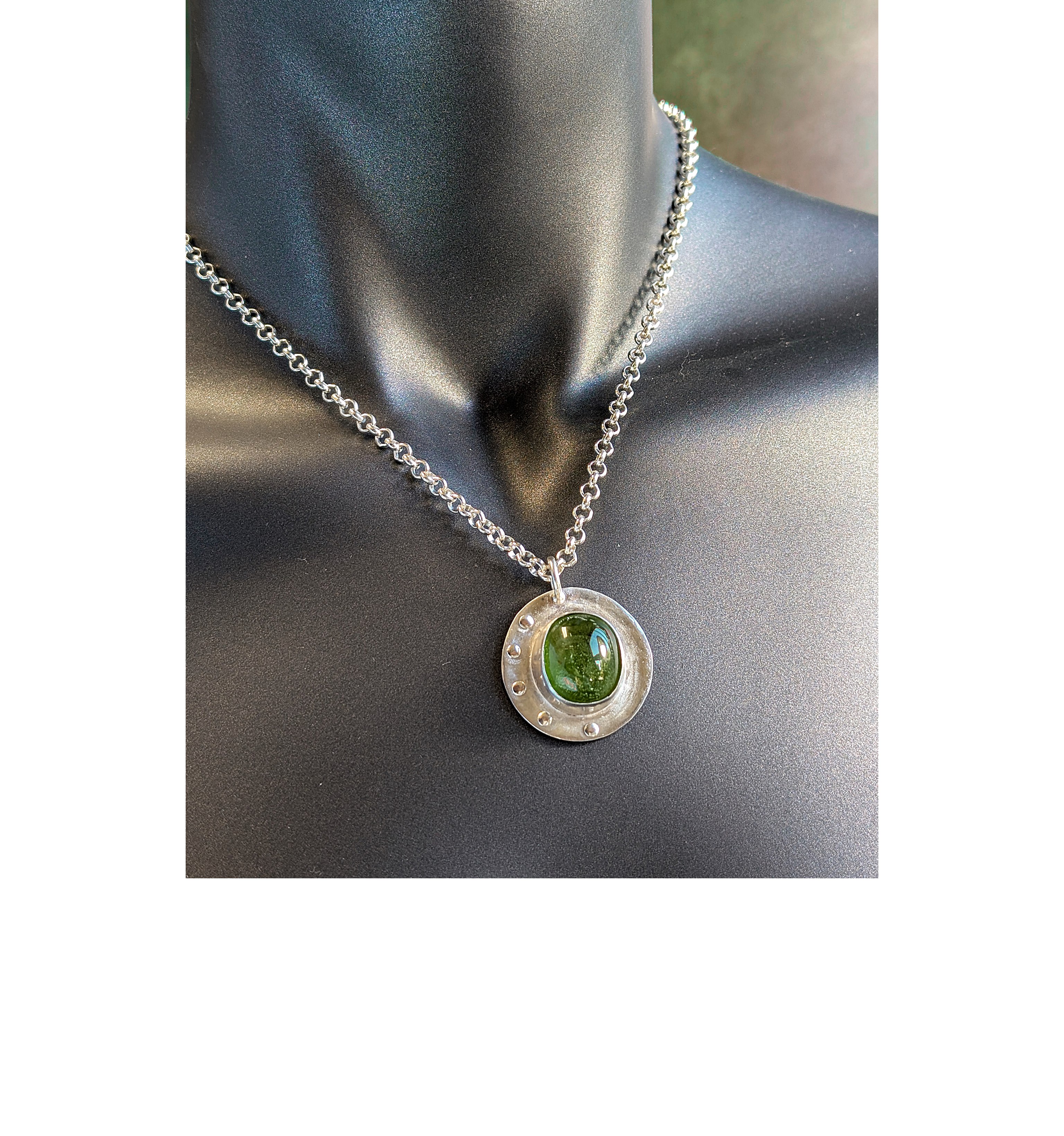 Cosmic Peridot Necklace