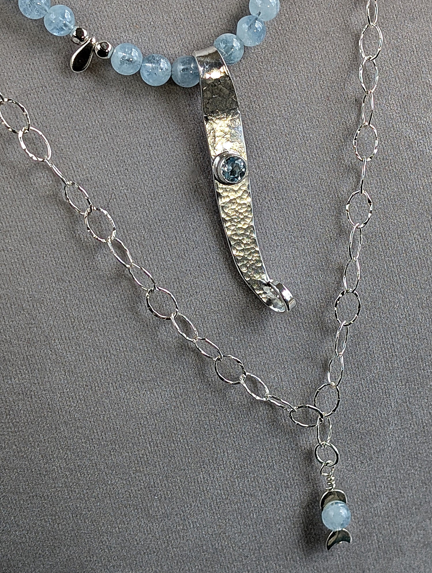 "Pisces" Aquamarine Necklace