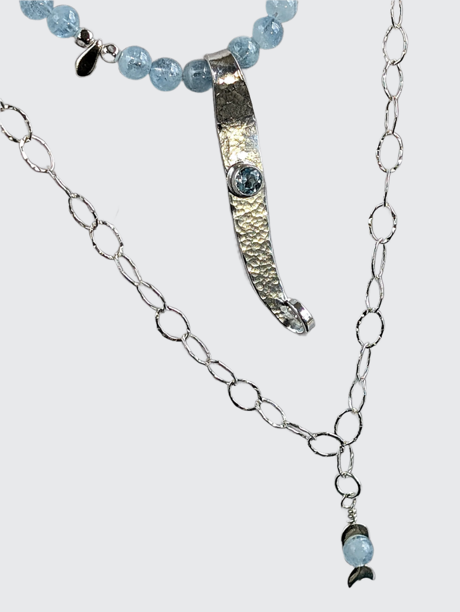 "Pisces" Aquamarine Necklace