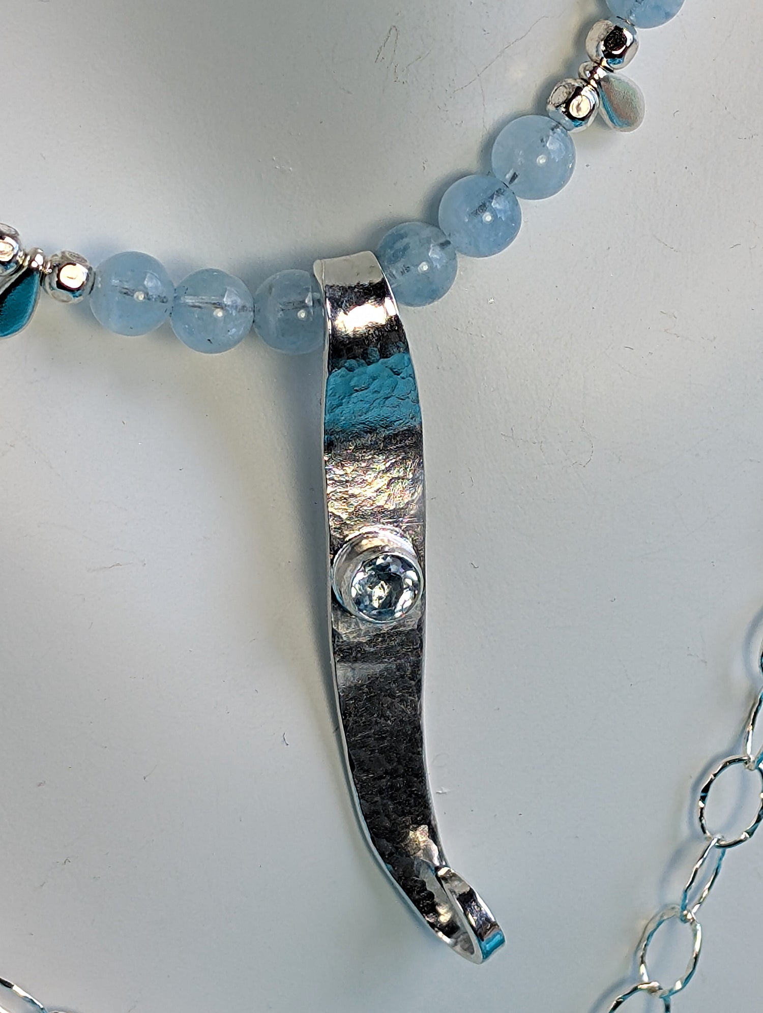 "Pisces" Aquamarine Necklace