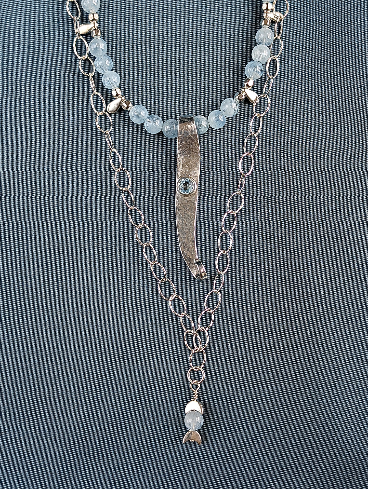 "Pisces" Aquamarine Necklace