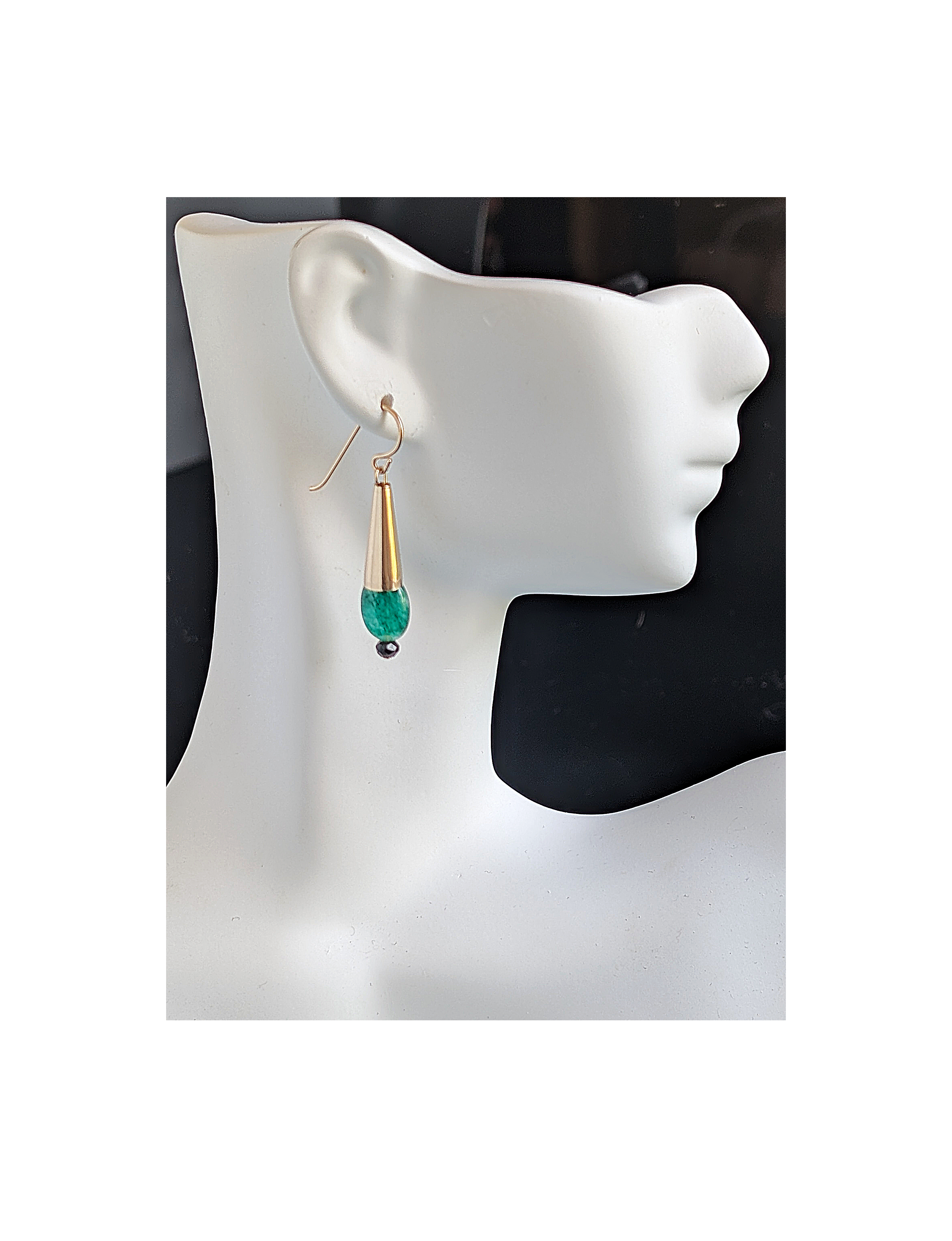 Emerald Drop Earrings