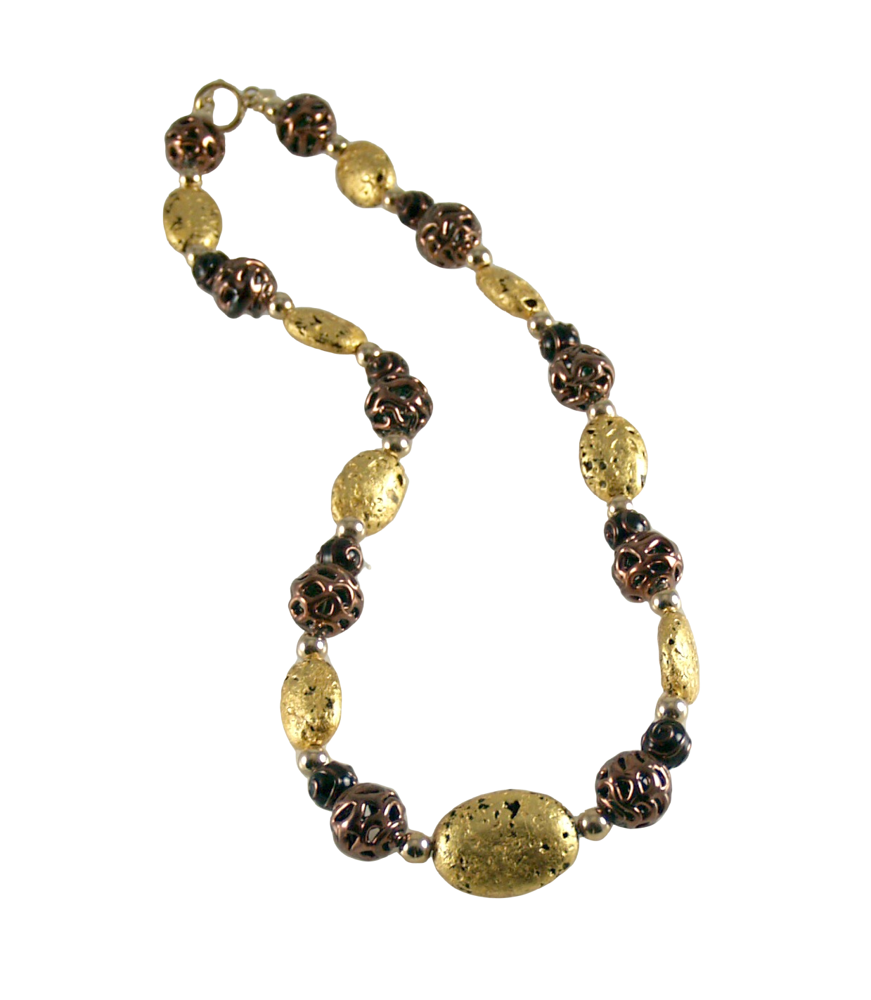 Chocolate Lace Necklace