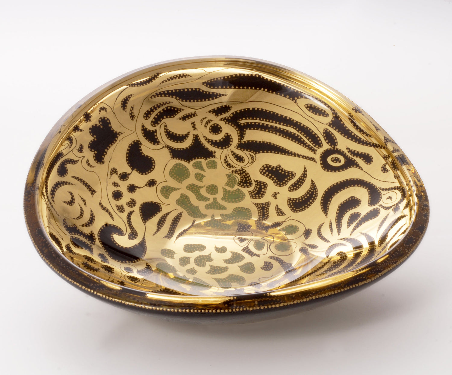 "French Bouquet" Glass Bowl