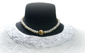 I Do - Pearl and Gold Necklace