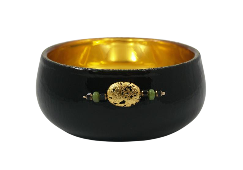 "Jeweled" Glass Bowl
