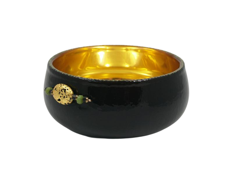 "Jeweled" Glass Bowl