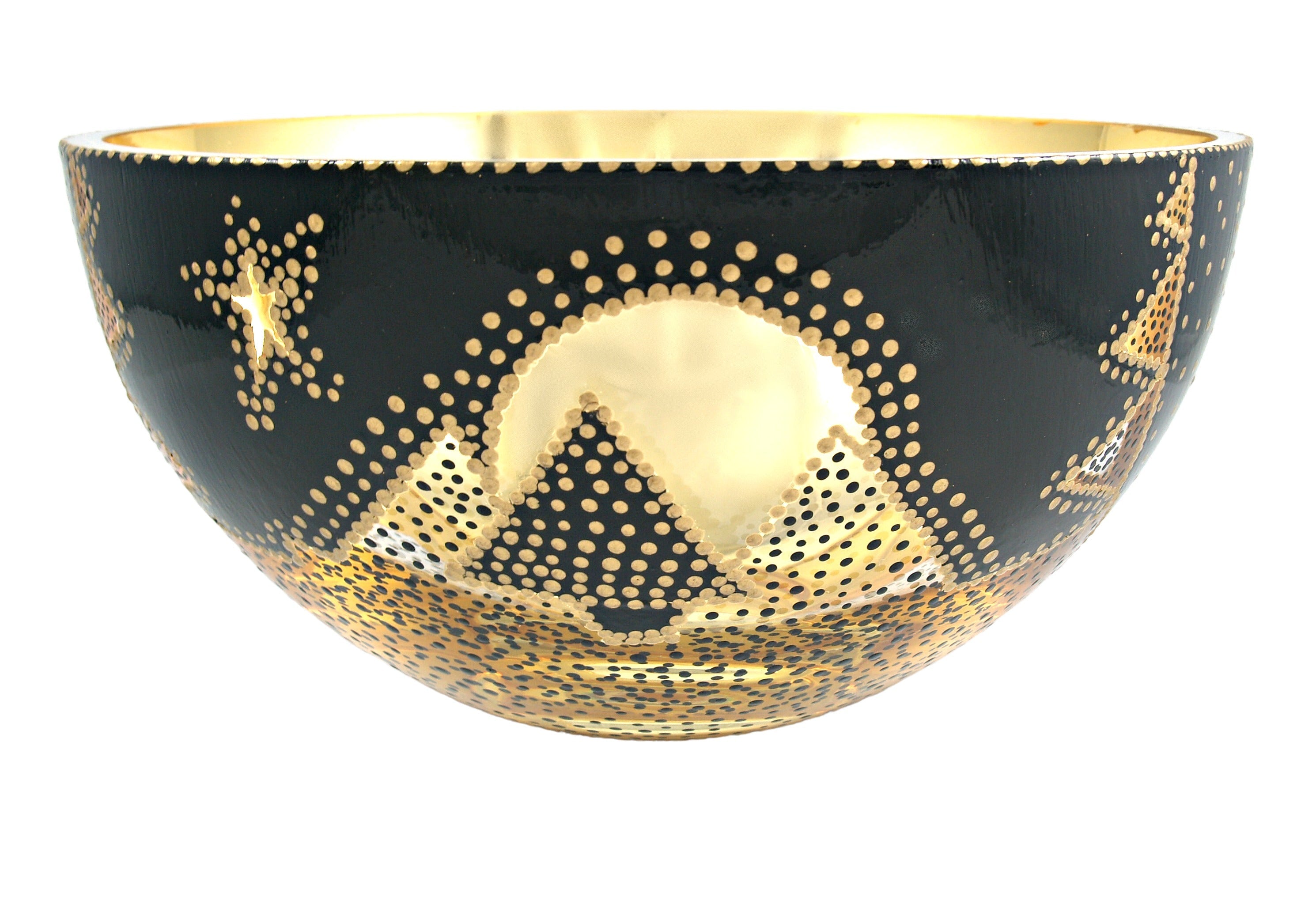 "Landscape Silhouette" Glass Bowl