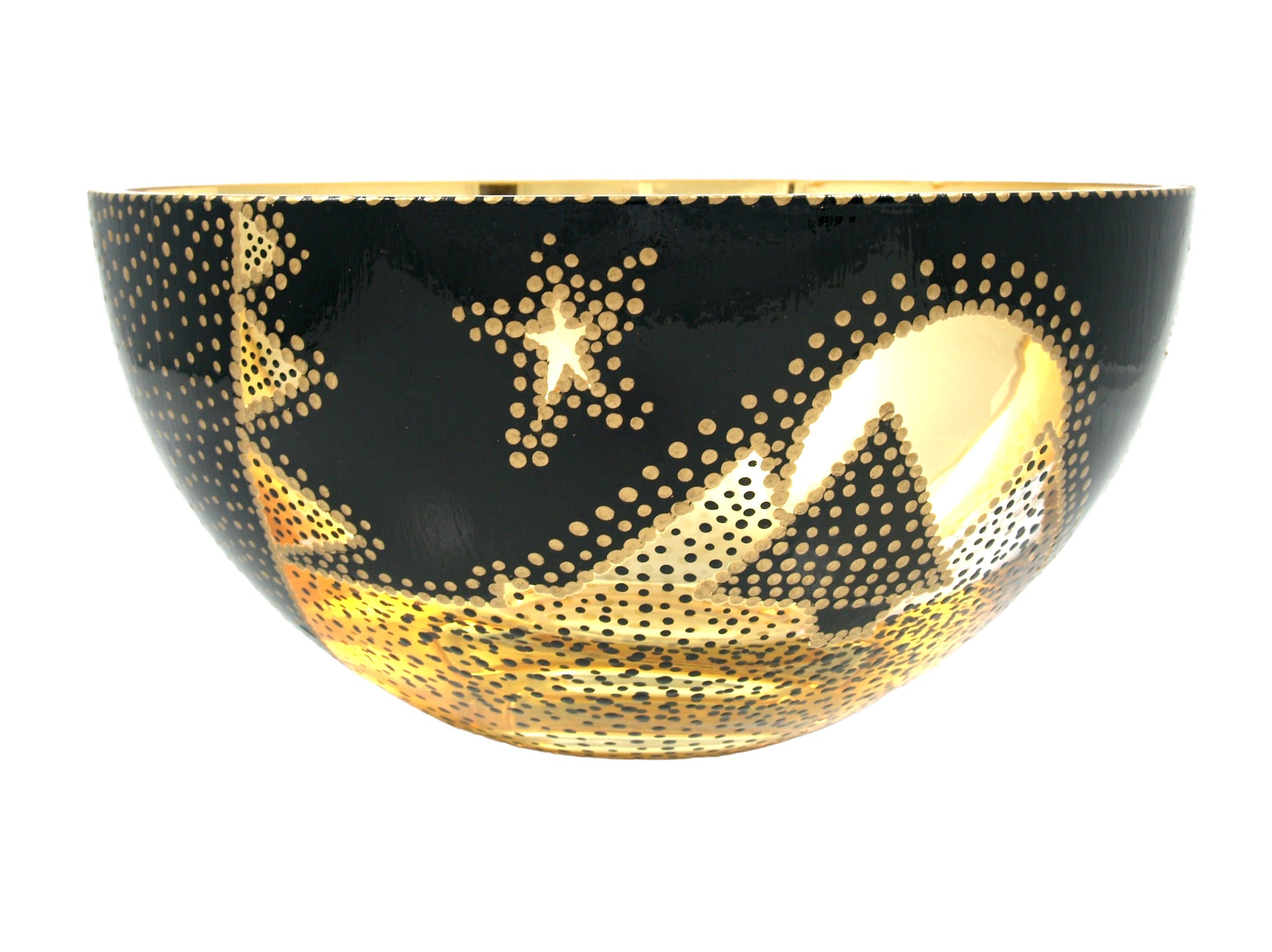 "Landscape Silhouette" Glass Bowl