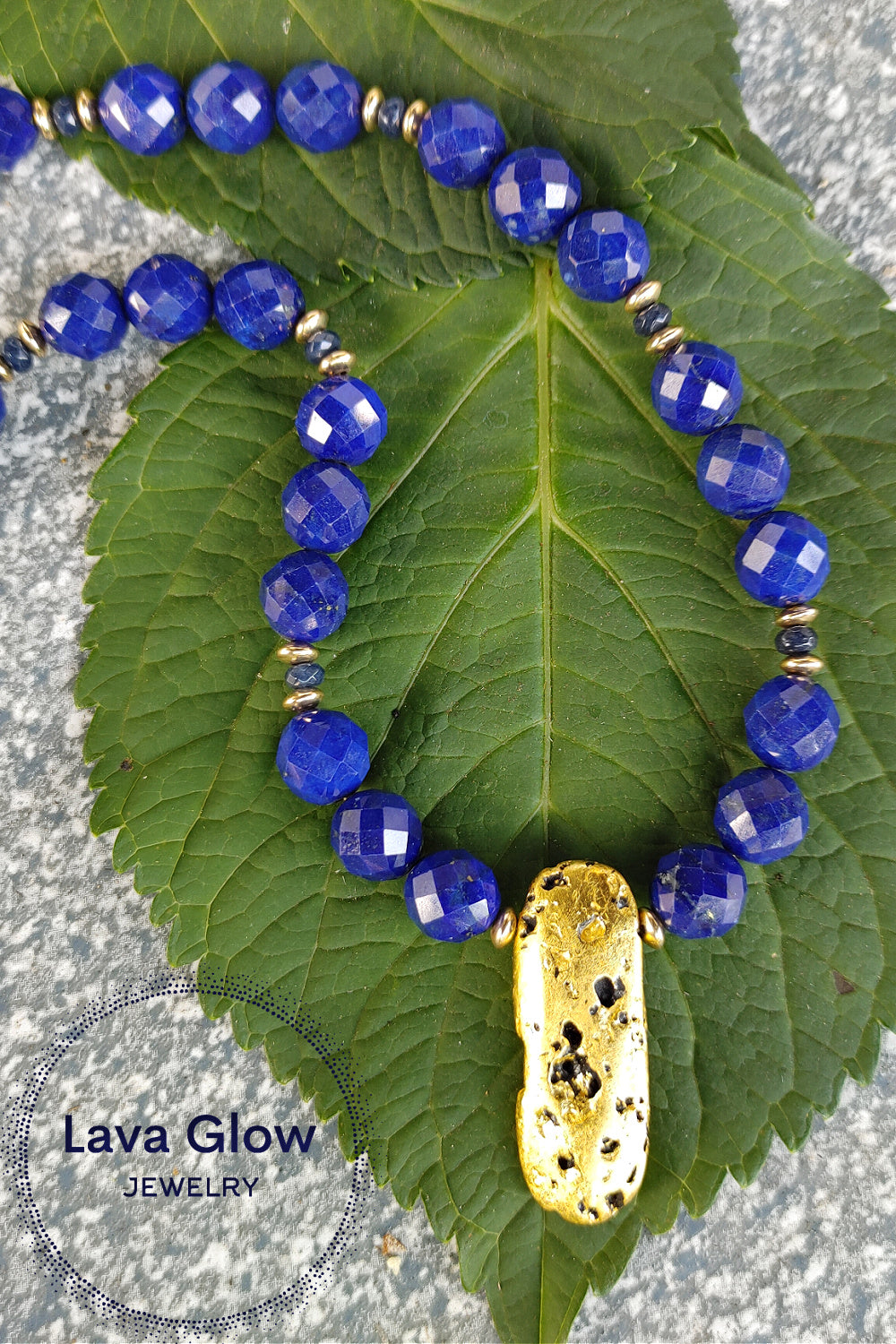Luxurious Lapis and Gold Necklace - SOLD