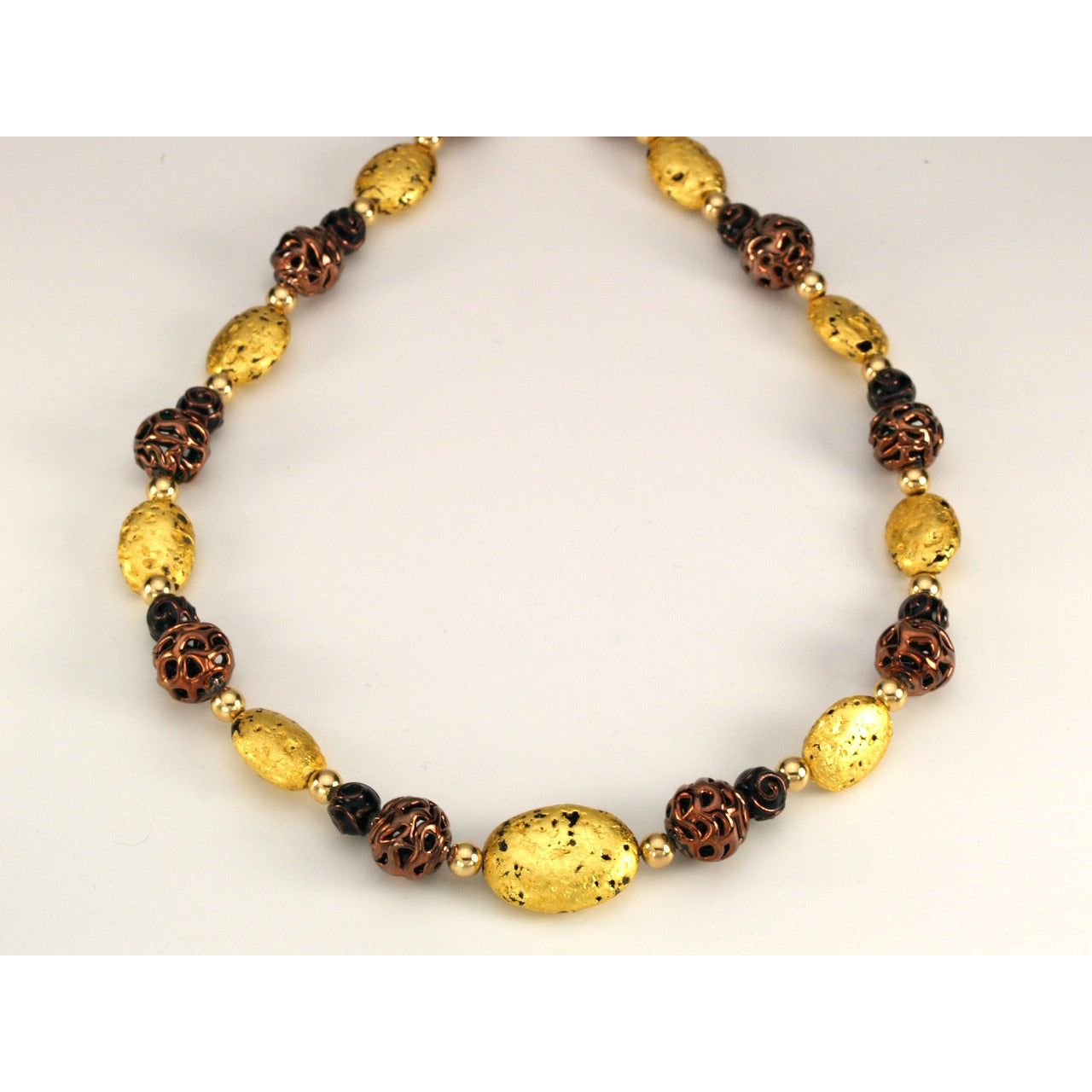 Chocolate Lace Necklace