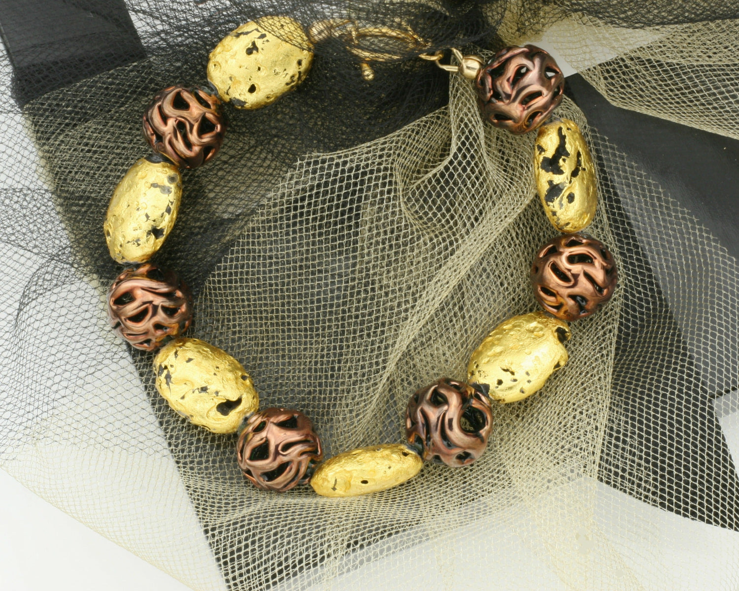 Chocolate Lace Bracelet