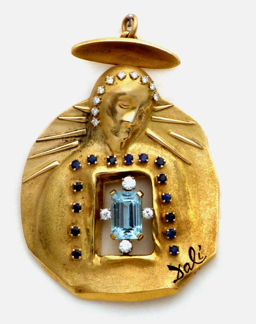 Madonna of the Aquamarine - Salvador Dali