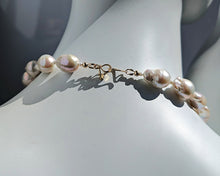 Load image into Gallery viewer, Romancing the Stone - Baroque Pearl and Ruby Necklace