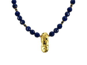 Luxurious Lapis and Gold Necklace