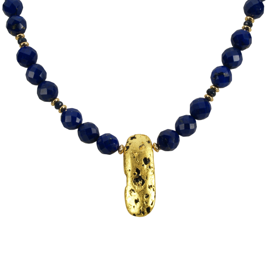 Luxurious Lapis and Gold Necklace - SOLD