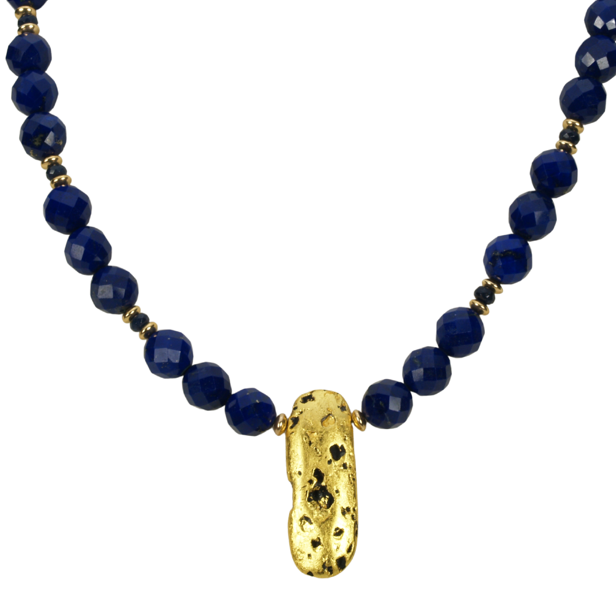 Compassion, Lapis Lazuli Gemstone 108 Bead Mala Convertible Necklace