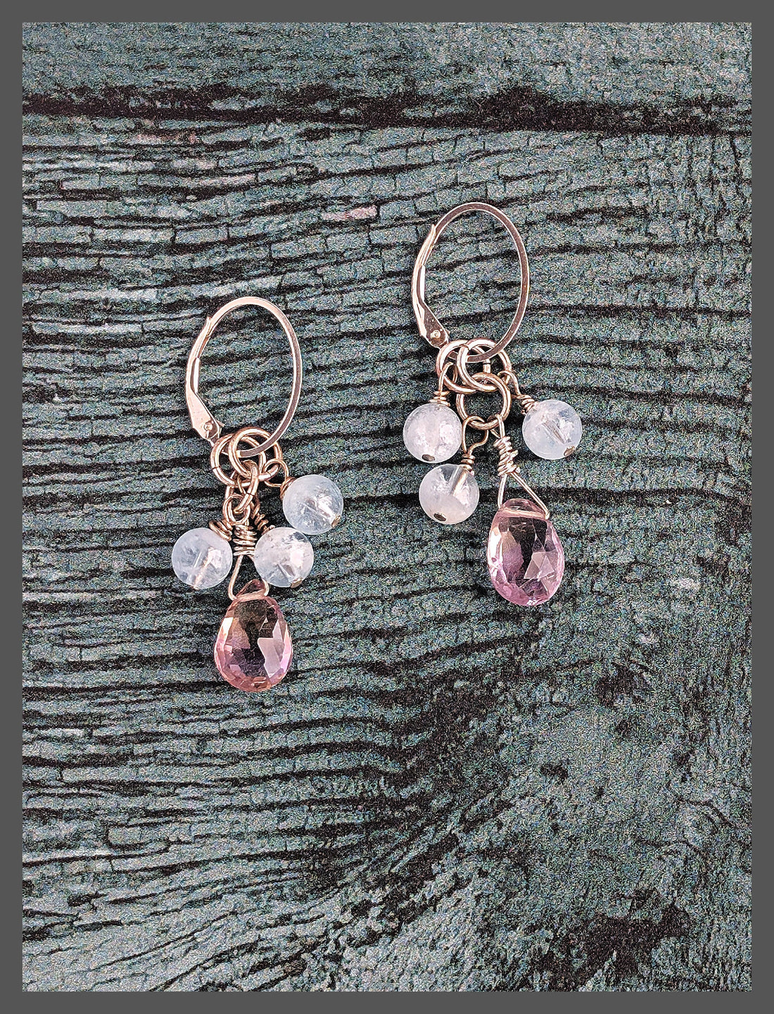 Party Glow Earrings - Aquamarine and Ametrine Earrings