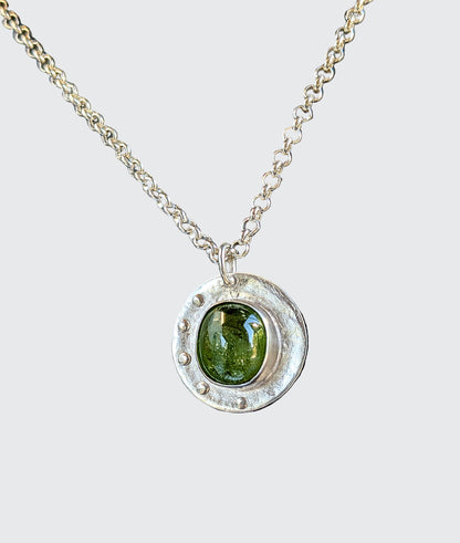 Cosmic Peridot Necklace
