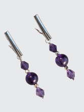 Load image into Gallery viewer, Purple Elegance - Amethyst, Sterling Silver Earrings