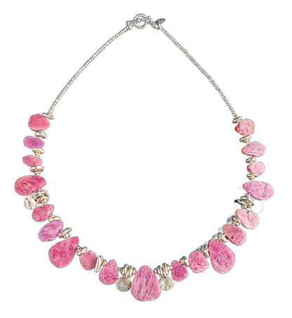 Rubies Au Naturel - Ruby and Sterling Silver Necklace