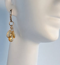 Load image into Gallery viewer, Citrine Cluster Earrings