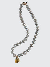 Load image into Gallery viewer, Citrine&#39;s Aura - Citrine and Pearl Necklace