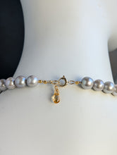 Load image into Gallery viewer, Citrine&#39;s Aura - Citrine and Pearl Necklace