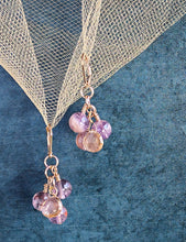 Load image into Gallery viewer, Cluster Glow - Ametrine, Super 7, Gold Earrings