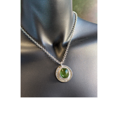 Cosmic Peridot Necklace