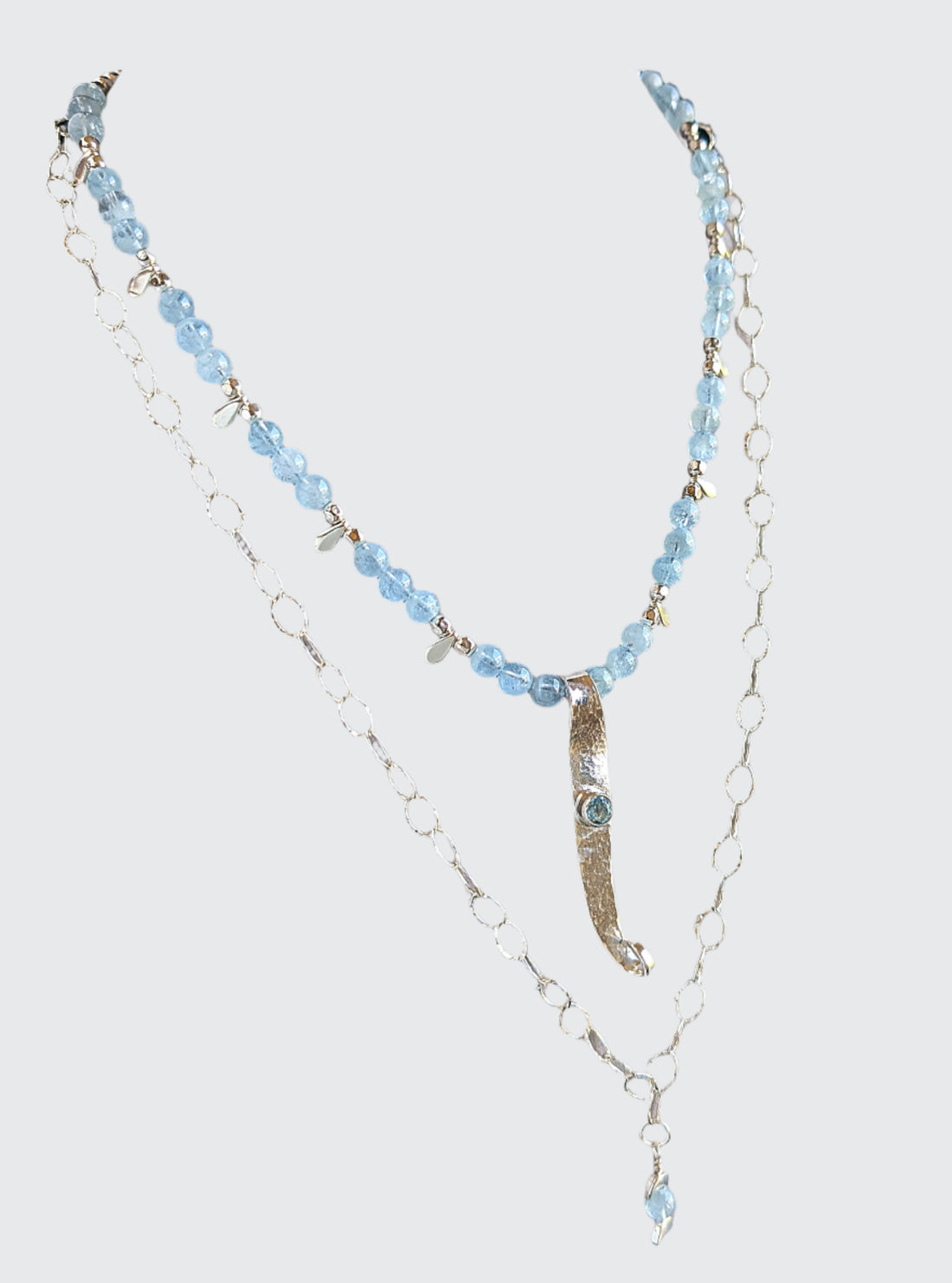 "Pisces" Aquamarine Necklace