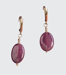 Radiant Romance Ruby Earrings