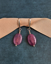 Load image into Gallery viewer, Radiant Romance Ruby Earrings