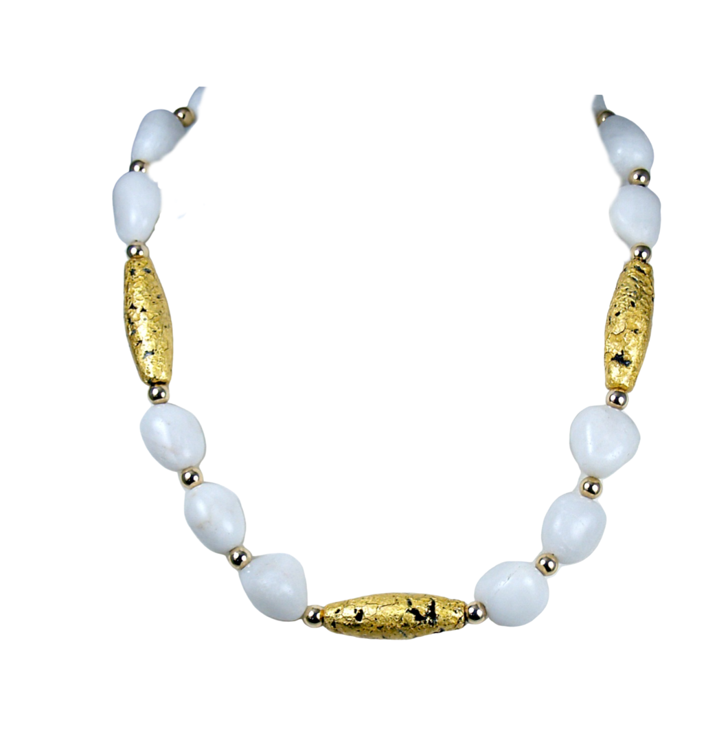Elegance in White Necklace