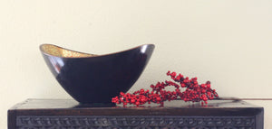"Garden Fern" Glass Bowl