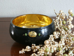 "Jeweled" Glass Bowl