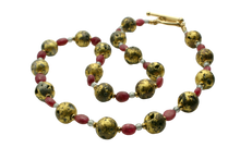 Load image into Gallery viewer, Ruby Glow Necklace - Natural Ruby and Gold Necklace
