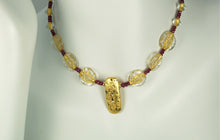 Load image into Gallery viewer, &quot;Ruby and Ice&quot; Necklace