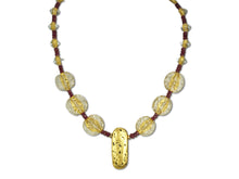 Load image into Gallery viewer, &quot;Ruby and Ice&quot; Necklace