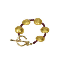 Load image into Gallery viewer, &quot;Ruby and Ice&quot; Bracelet