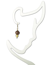 Load image into Gallery viewer, &quot;Chocolate Lace&quot; Earrings - Lampwork Czech Glass and Gold