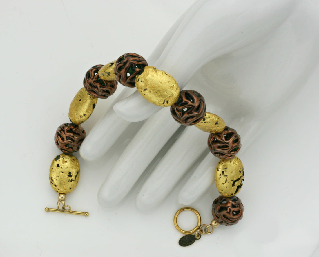 Chocolate Lace Bracelet